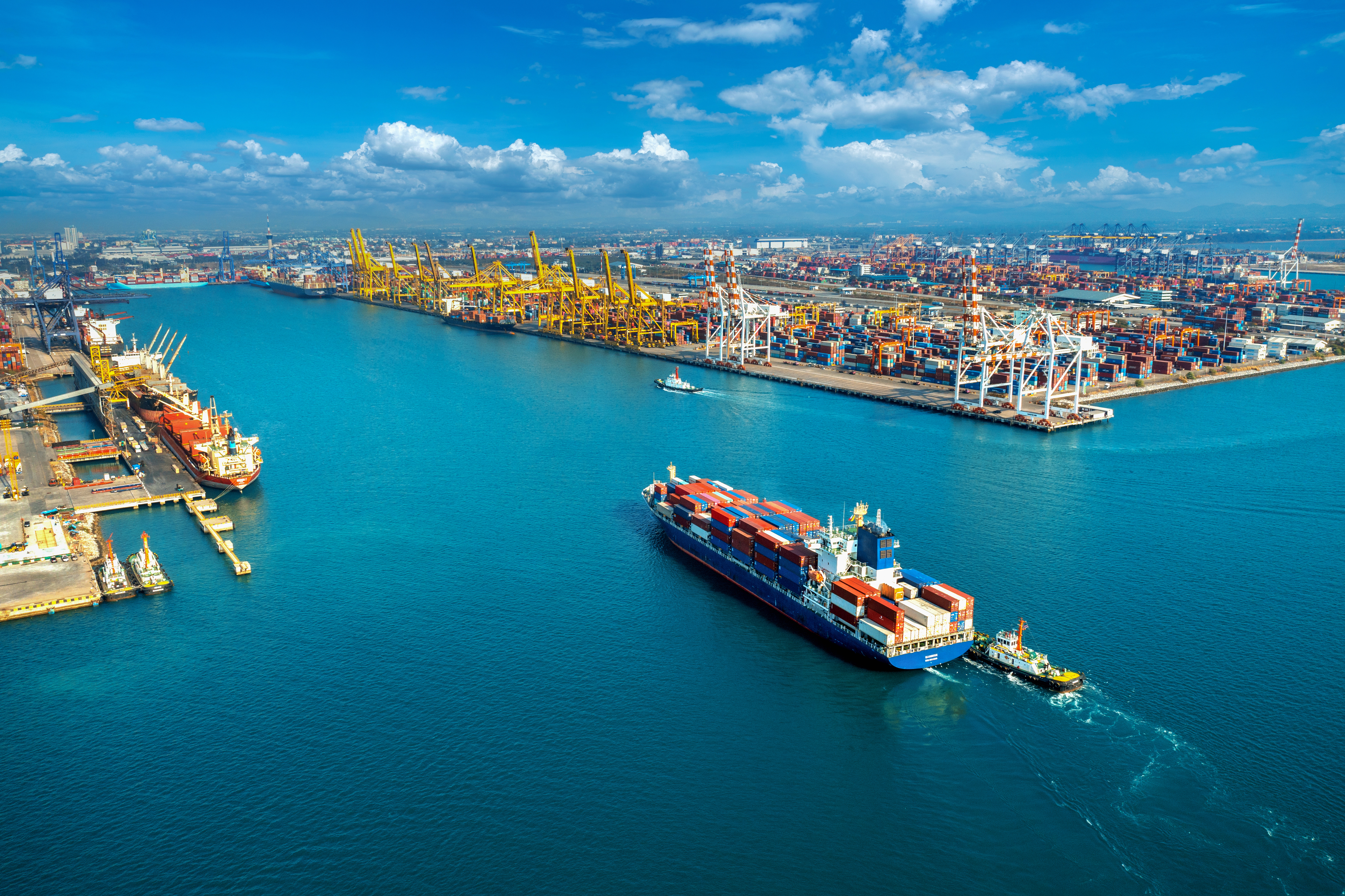 Modern Cargo Vessel